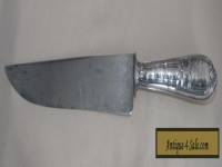 Antique French Sterling Silver Handled Carving Knife 'Kings' pattern
