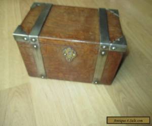 Item Arts and crafts Victorian Oak Casket for Sale