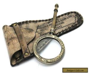 Item kelvin & hughes london antique brass vintage hand lens magnifying glass MG 09 for Sale