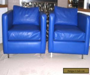 Item  VINTAGE MID CENTURY MODERN CHROME CLUB LOUNGE CHAIRS- PAIR for Sale