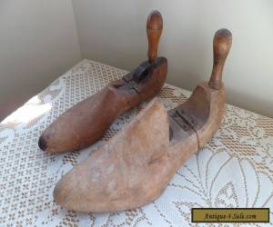 Item Two lovely antique hand carved wooden cobbler shoemaker's lasts  for Sale