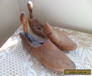 Item Two lovely antique hand carved wooden cobbler shoemaker's lasts  for Sale