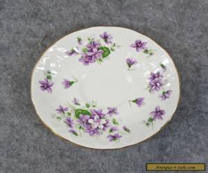 Item Aynsley Wild Violets Fine China Tea Cup & Saucer Plate, Purple Floral Butterfly for Sale