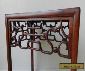 Item Antique Chinese Rosewood Carved Display Stand Table Wood for Sale