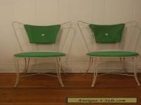 2 VINTAGE 1960S PATIO WIRE CHAIR SET UMANOFF MID CENTURY MODERN