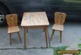 VINTAGE CHILDREN'S  Mid Century TABLE AND CHAIRS for Sale