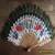 2 - Antique Chinese Hand Painted Hand Fan - Peacock Feathers for Sale