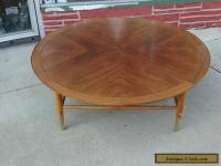 Vintage Mid Century Modern Large 48" Walnut Coffee table by Lane 