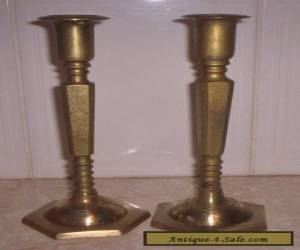 Pair of  Brass Candlesticks for Sale