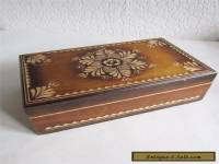 Vintage Ukrainian Carved Wooden Box