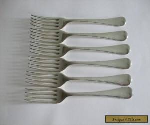 Good Vintage Antique silver plated 6 dessert forks for Sale