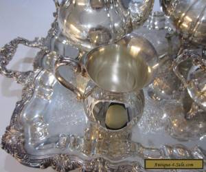 Item SILVER COFFEE & TEA SET, SHERIDAN, 5 PIECES BEAUTIFUL for Sale