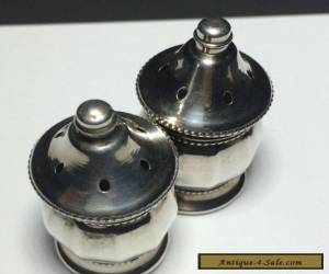 Item Vintage Set salt and pepper shakers STERLING SILVER for Sale