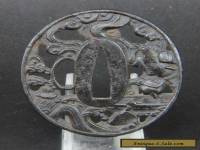 #2667 ROUND IRON TSUBA, menuki kozuka saya fuchi kashira katana 