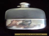 ANTIQUE SOLID SILVER HIP HUNTING FLASK MAPPIN & WEBB