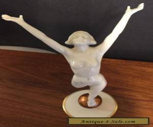 Item Hutschenreuther Kunstabteilung Porcelain White Nude Figurine Art Deco Mint for Sale