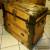 1800's Antique Victorian Flat Top Steamer Trunk with Lift Out Tray for Sale