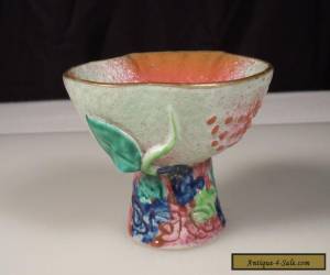 Chinese Porcelain Pomegranate Fruit Brush Washer / Footed Cup for Sale