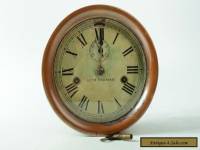 Vintage Seth Thomas 6 Inch Brass Ship's Clock. Original Condition W/ Key. WORKS!