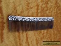 Victorian Silver Mounted Tortoise Shell Comb