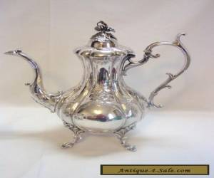 Item REED & BARTON HAND CHASED "WINTHROP" SILVER PLATED 4 PC TEA SET for Sale