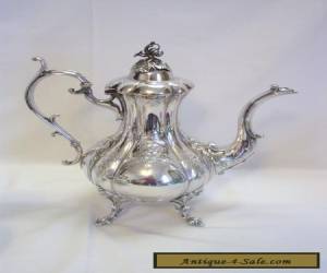 Item REED & BARTON HAND CHASED "WINTHROP" SILVER PLATED 4 PC TEA SET for Sale