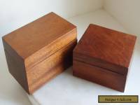 2 Vintage Wooden Boxes 