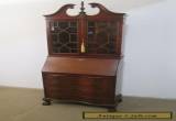 57038 Antique Mahogany secretary desk with Bookcase Top for Sale