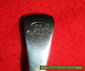 Item 206 years old antique 1810 hallmarked sterling silver mustard spoon. for Sale