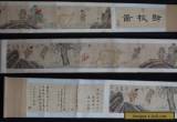 VERY RARE CHINESE HAND PAINTING FARM CATTLE SCROLL YANG JIN MARKED 520CM (L494) for Sale