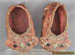 Exquisite Antique Chinese Hand Embroidered Children Cloth Shoes Circa 1880s for Sale