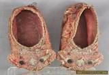 Exquisite Antique Chinese Hand Embroidered Children Cloth Shoes Circa 1880s for Sale