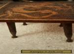 Antique/ vintage quirky little table with Chinese  dragon  on top  for Sale