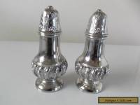 VINTAGE RAIMOND EPNS SALT & PEPPER SHAKERS