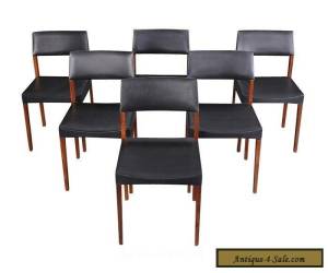 Item Six Rosewood Dining Chairs Danish Modern Mid Century for Sale