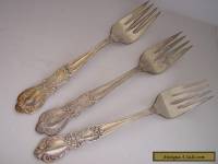 Heritage Silverplate 1847 Rogers Salad Forks  Int'l Silver (3 pcs)