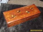 ANTIQUE INLAID WORK SEWING BOX for Sale