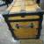  Refinished Flat Top Steamer Trunk Antique Chest  for Sale