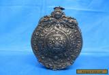 Vintage Tibetan Silver Metal Flask Repousse Design  for Sale