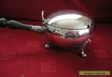 Vintage Victorian Silver Plated Lidded Tureen Wooden Handle William Hutton for Sale