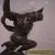BRONZE STATUE OF ATLAS ON WOODEN BASE. for Sale