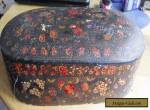 ANTIQUE KASHMIR LARGE SEWING BOX for Sale