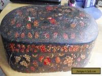 ANTIQUE KASHMIR LARGE SEWING BOX