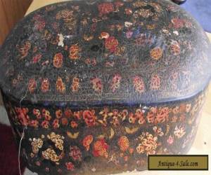 Item ANTIQUE KASHMIR LARGE SEWING BOX for Sale