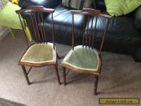 Pair of 1920s Antique Children's Chairs 