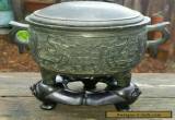 Antique Chinese Bronze Censer- burner marked for Sale