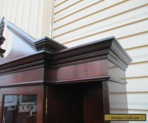 Item 51556    Antique Mahogany China cabinet Curio w/desk for Sale