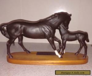 Item A Connoisseur Model by Beswick England of Black Beauty Mare and Foal for Sale