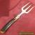 Beautiful Silver Plate and Antler Handled Bread Fork for Sale