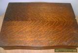 antique wooden empty cutlery box for Sale